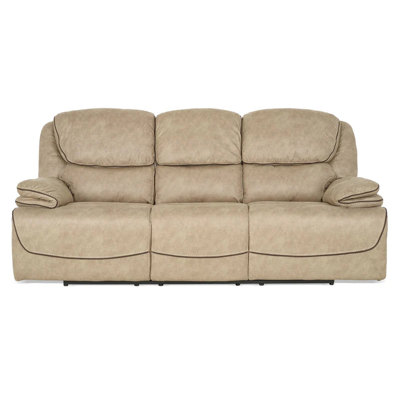 JAMISON Canapea 3 locuri, 2 reclinere manuale, stofă - Articol resigilat